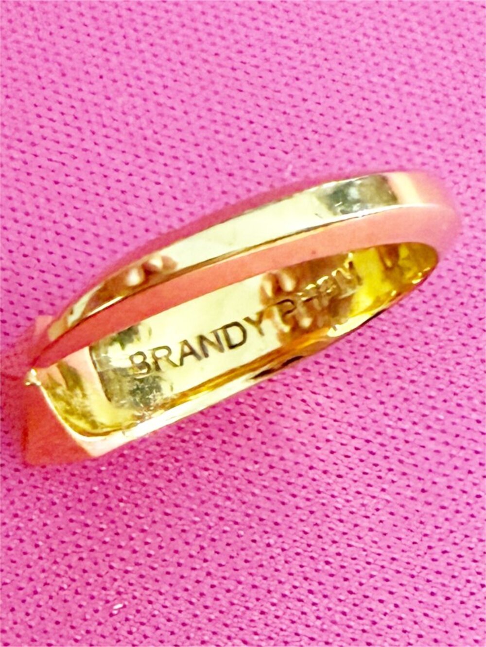 Brandy Pham Fashion Stackable 4 Rings Gold-Tone sz - Picture 14 of 15